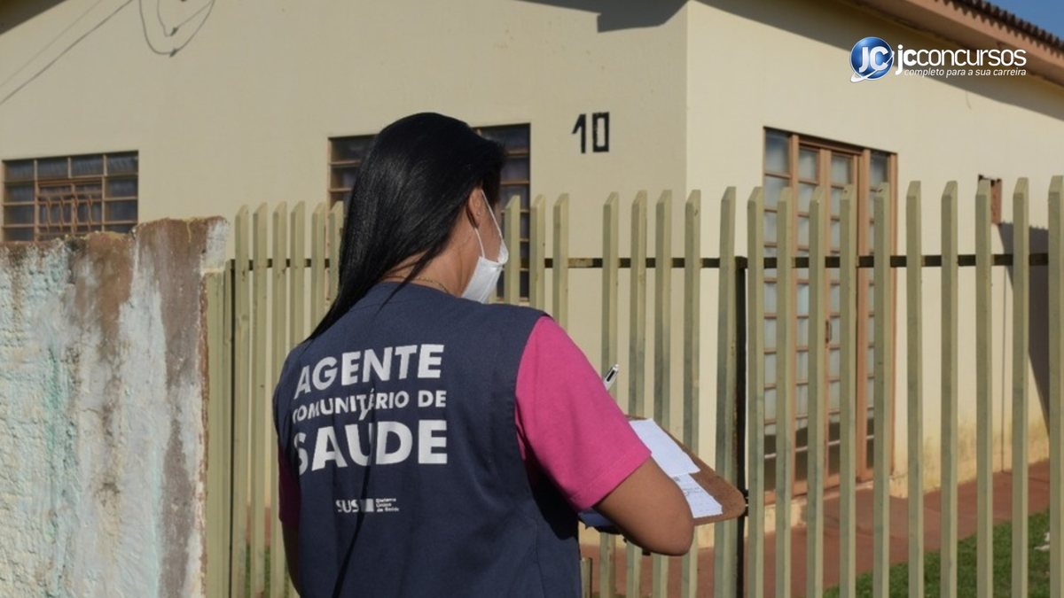 Atividades dos agentes de saúde foram reduzidas devido ao medo da violência em Fortaleza - Divulgação/JC Concursos