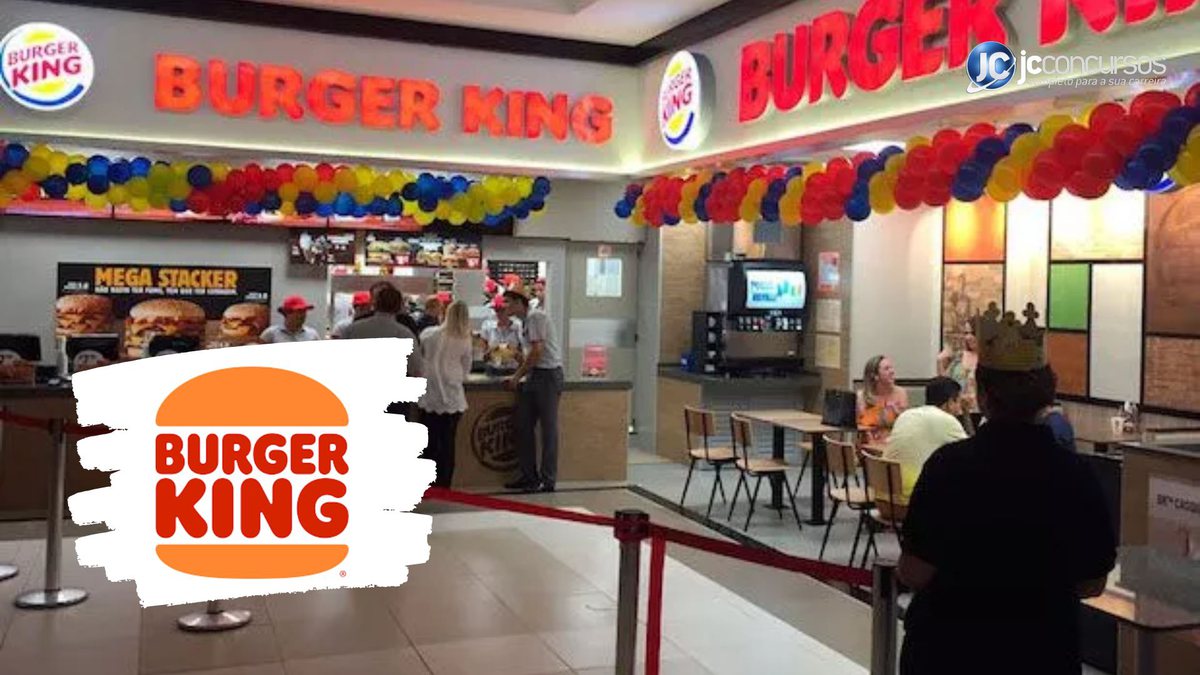 Vagas abertas no Burger King e Popeyes - Divulgação