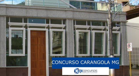 Concurso Carangola MG - sede da prefeitura - Divulgação
