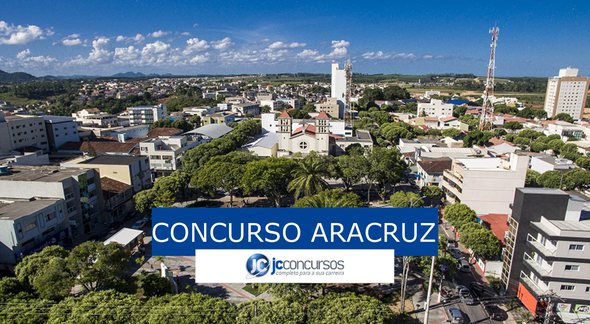 Concurso Semed Aracruz: vista aérea da cidade - Divulgação
