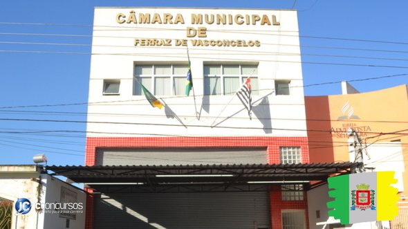 Concurso da Câmara de Ferraz de Vasconcelos: fachada do prédio do Legislativo - Foto: Divulgação
