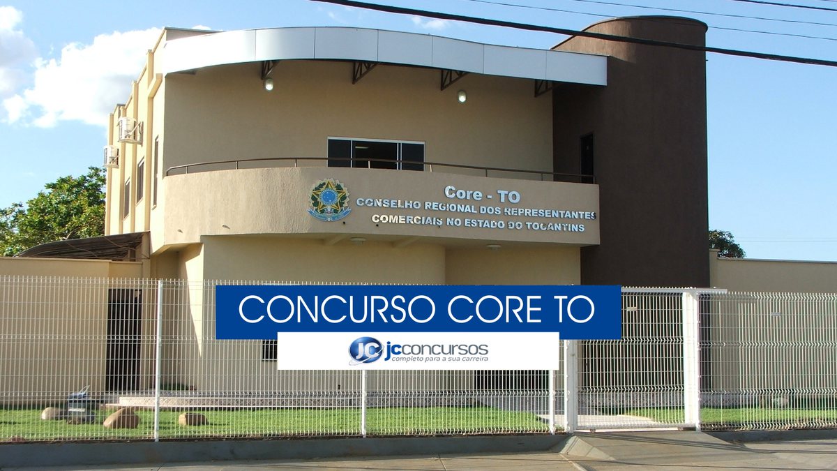 Concurso Core TO - sede do Conselho Regional dos Representantes Comerciais do Tocantins