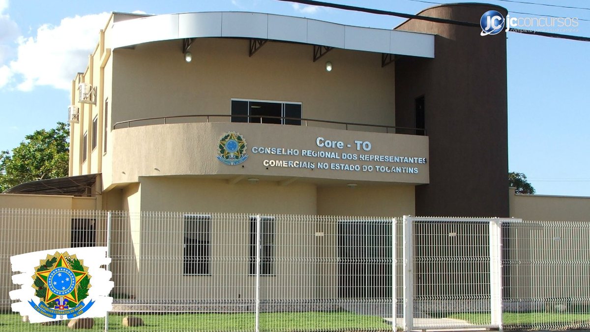 Concurso do Core TO: prédio do Conselho Regional dos Representantes Comerciais do Tocantins