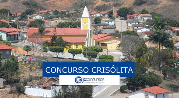 Concurso da Prefeitura de Crisólita: vista aérea da cidade - Divulgação