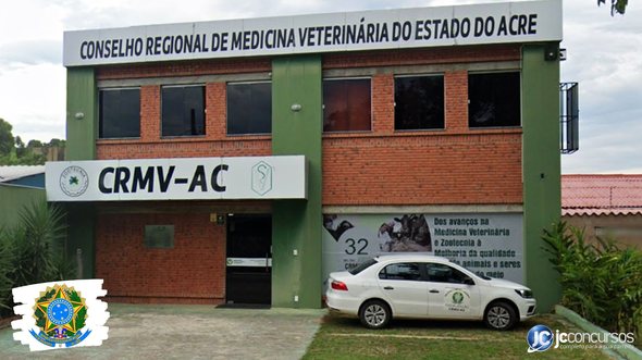 Concurso do CRMV AC: prédio do Conselho Regional de Medicina Veterinária do Estado do Acre - Google Street View