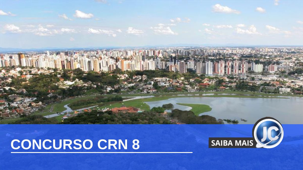 Concurso CRN 8: vista panorâmica de Curitiba, onde fica a sede do órgão