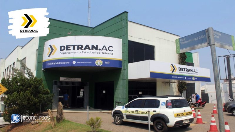 Concurso do Detran AC: sede do Departamento de Trânsito, em Rio Branco - Foto: Divulgação
