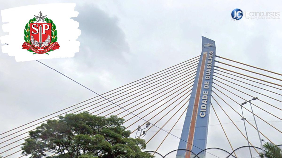 Processo seletivo da DER de Guarulhos Sul SP: vista da ponte da cidade