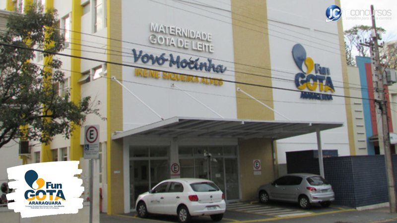 Concurso da Fungota Araraquara SP: prédio da maternidade Gota de Leite