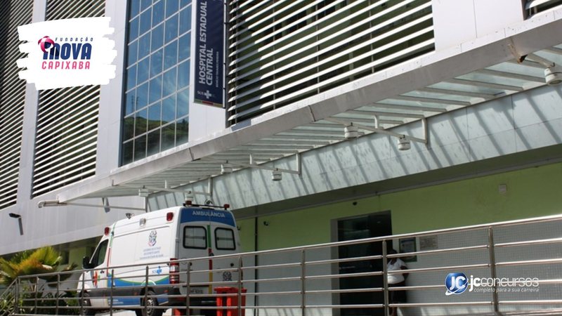 Concurso da iNOVA Capixaba: fachada do Hospital Estadual Central, em Vitória - Foto: Divulgação
