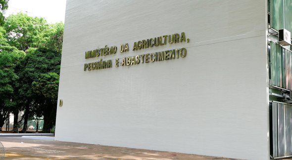 Concurso do Mapa: fachada da sede da pasta, em Brasília - Divulgação