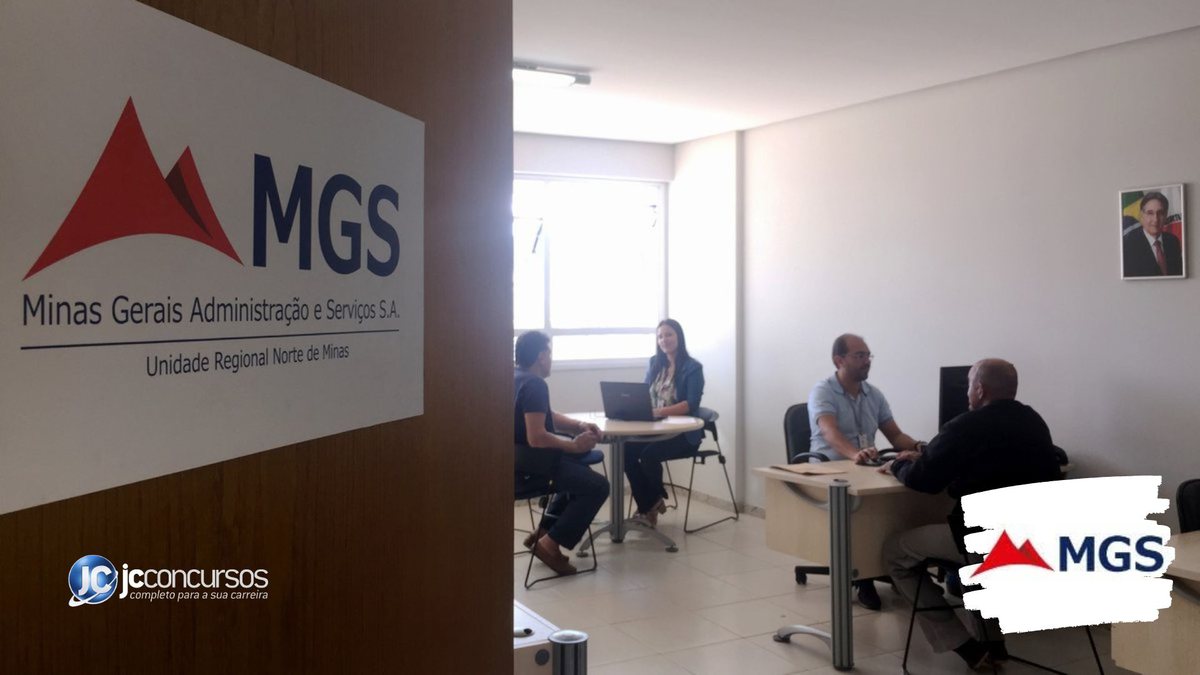 Processo seletivo da MGS: escritório da Minas Gerais Administração e Serviços
