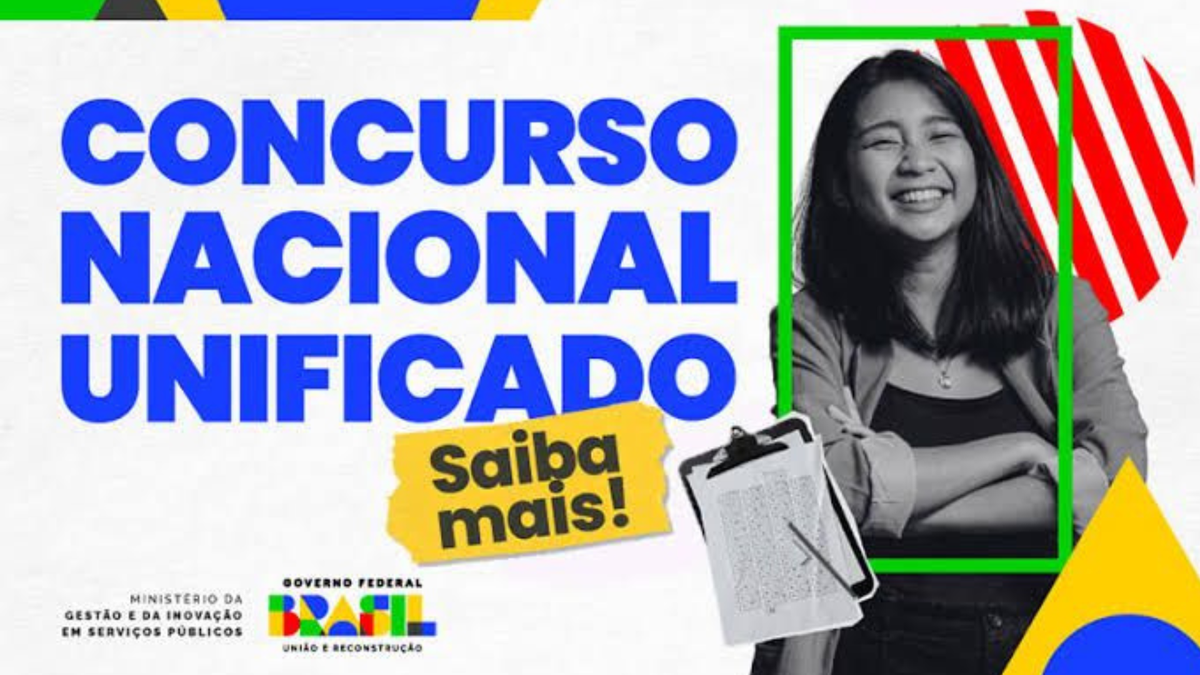 Banner oficial do Concurso Nacional Unificado - Divulgação