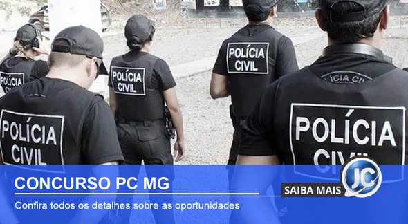 Concurso PC MG: servidores da PC MG - Divulgação