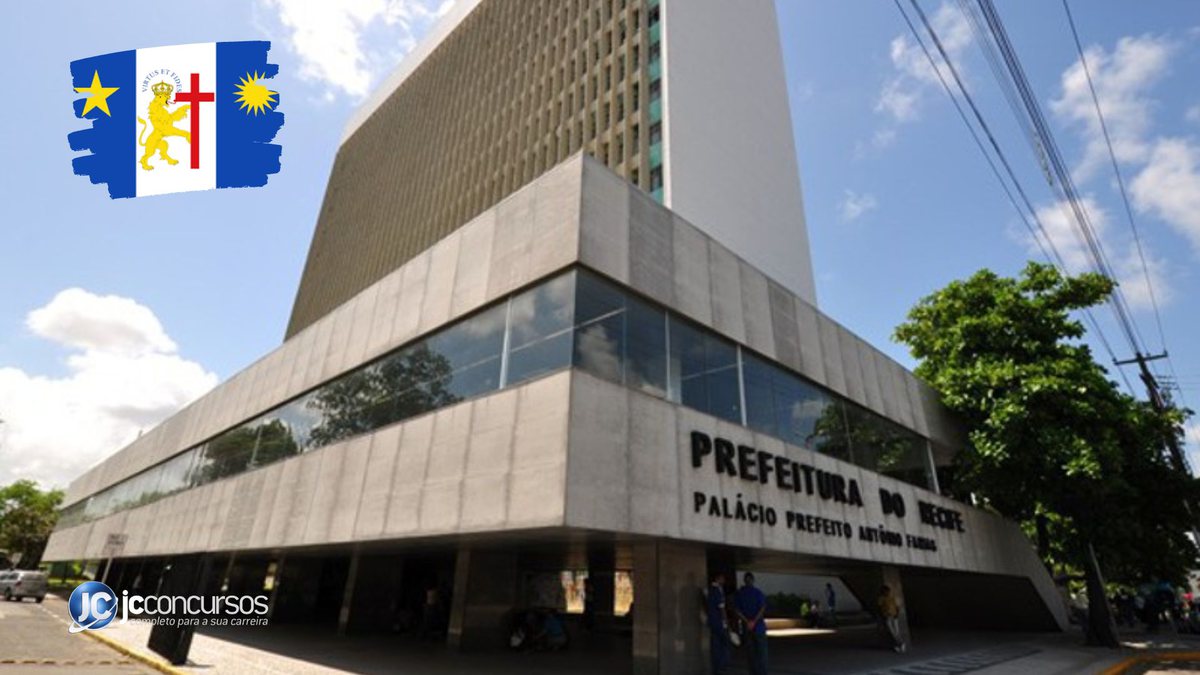 Concurso da PGM do Recife: fachada do edifício-sede do Executivo