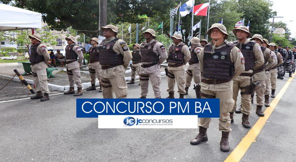 Concurso PM BA: soldados - Divulgação