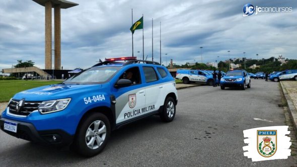 Concurso da PMERJ: viatura da Polícia Militar do Rio de Janeiro - Divulgação