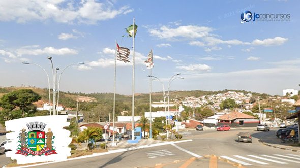 Concurso da Prefeitura de Araçariguama SP: vista da cidade - Google Street View