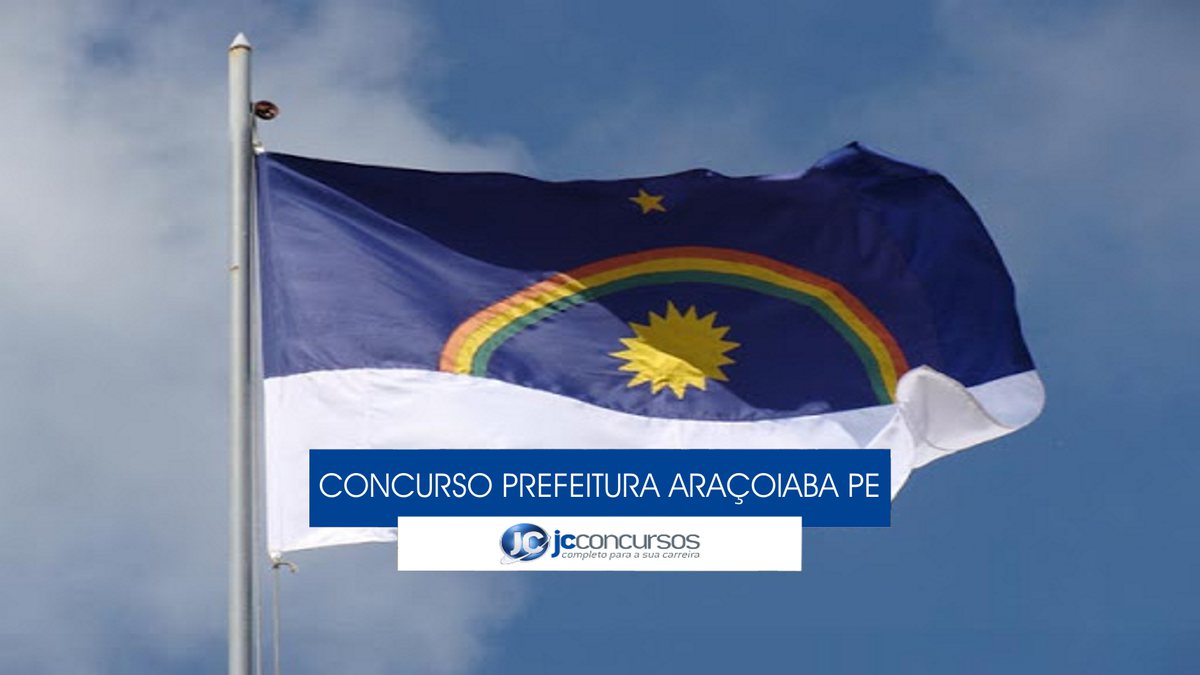 Concurso Prefeitura de Araçoiaba - bandeira do Estado de Pernambuco