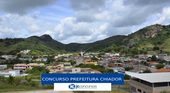 Concurso Prefeitura de Chiador - vista panorâmica do município - Divulgação