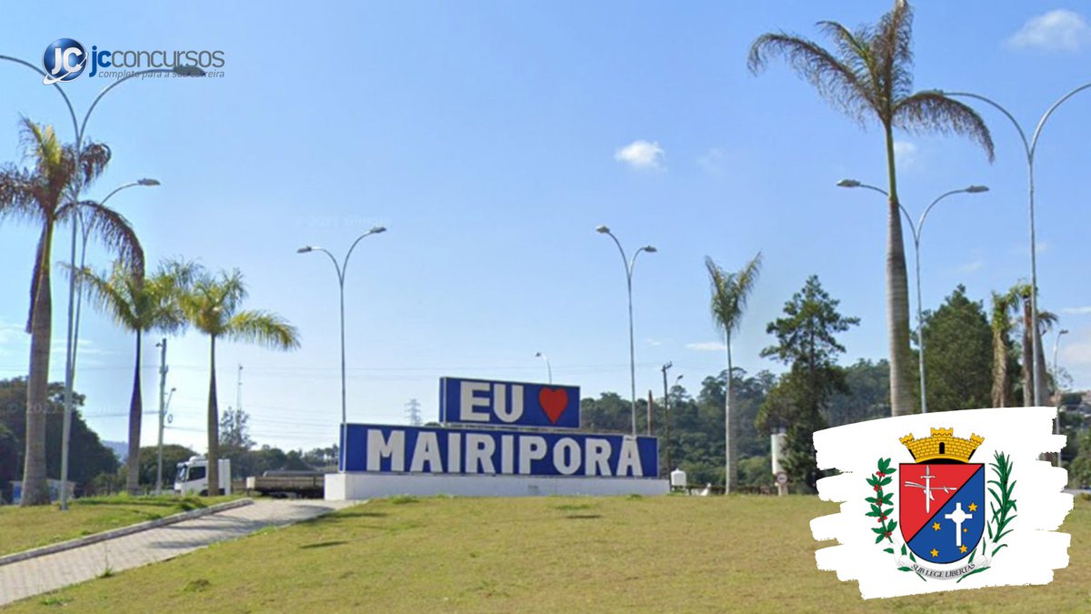 Concurso da Prefeitura de Mairiporã SP: vista da entrada da cidade