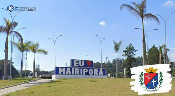 Processo seletivo da Prefeitura de Mairiporã SP: letreiro turístico da cidade - Google Street View