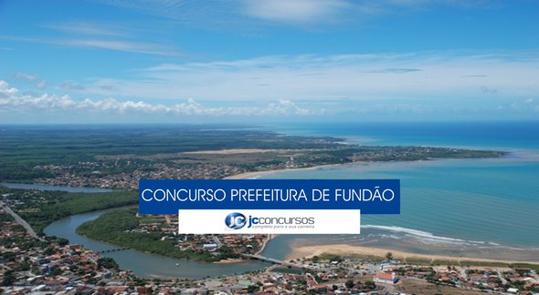 Concurso Prefeitura de Fundão - vista aérea do município - Divulgação