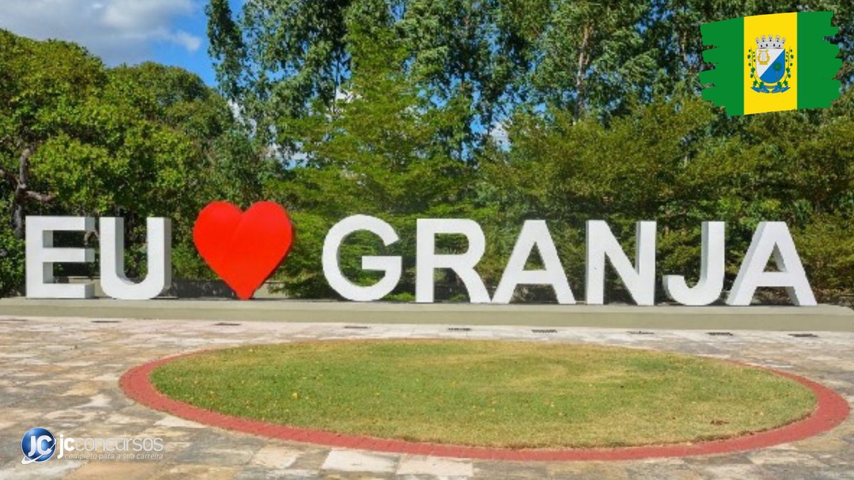 Concurso da Prefeitura de Granja CE: letreiro turístico da cidade