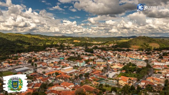 Concurso de Guararema SP: vista aérea da cidade - Divulgação