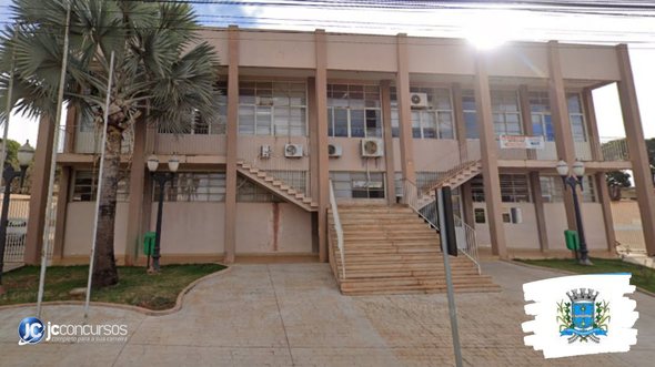 Concurso da Prefeitura de Guariba: fachada do prédio do Executivo - Google Street View