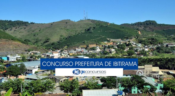 Concurso Prefeitura de Ibitirama - vista aérea do município - Divulgação