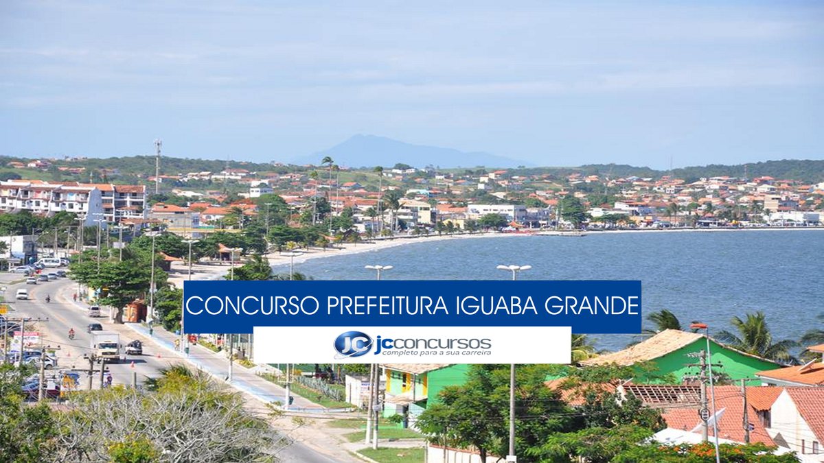 Concurso Prefeitura Iguaba Grande - vista panorâmica do município