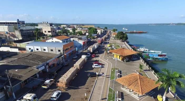 Processo Seletivo Prefeitura de Itaituba: cidade do Pará vista do alto - Divulgação