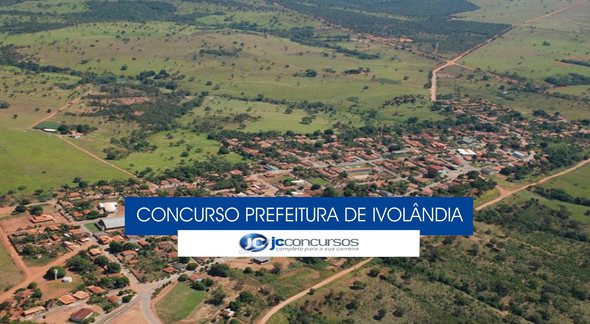Concurso Prefeitura de Ivolândia - vista aérea do município - Divulgação