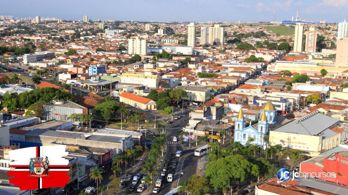 Concurso da Prefeitura de Jacareí: vista panorâmica do município