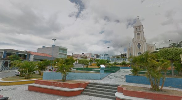 Concurso Prefeitura de Jurema - praça localizada na área central do município - Google Street View