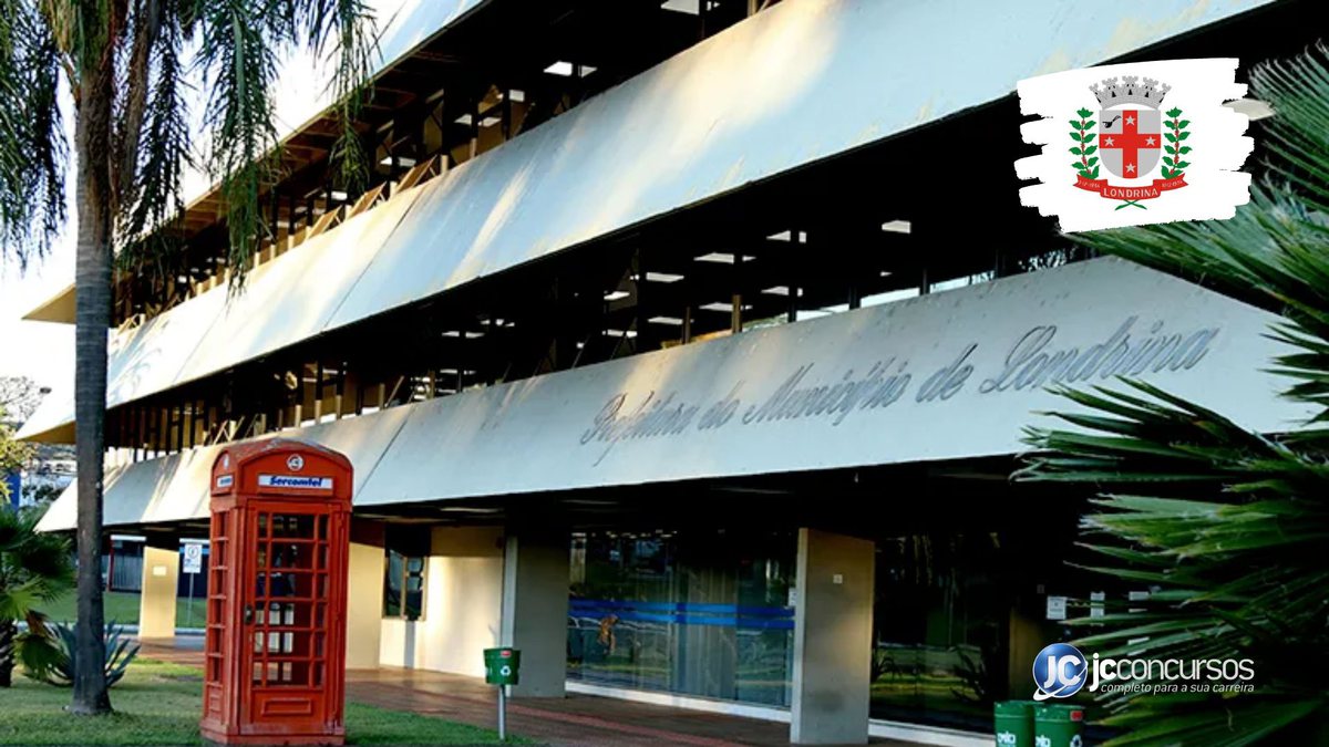 Concurso da Prefeitura de Londrina: fachada do prédio do Executivo