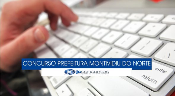 Concurso Prefeitura Montividiu do Norte - mão posicionada sobre teclado - Rafael Neddermeyer - Câmara dos Deputados