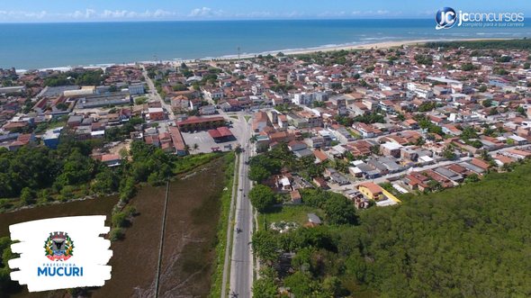 Editais da Prefeitura de Mucuri BA: vista aérea da cidade - Divulgação