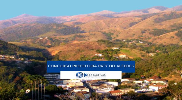 Concurso Prefeitura de Paty do Alferes - vista panorâmica do município - Divulgação