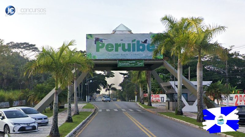 Concurso da Prefeitura de Peruíbe SP: portal de entrada da cidade - Google Street View