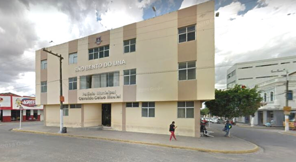 Concurso Prefeitura São Bento do Una: prédio do executivo municipal - Reprodução/Google Street View