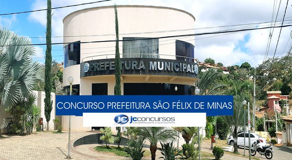 Concurso Prefeitura de São Félix de Minas - sede do Executivo - Divulgação