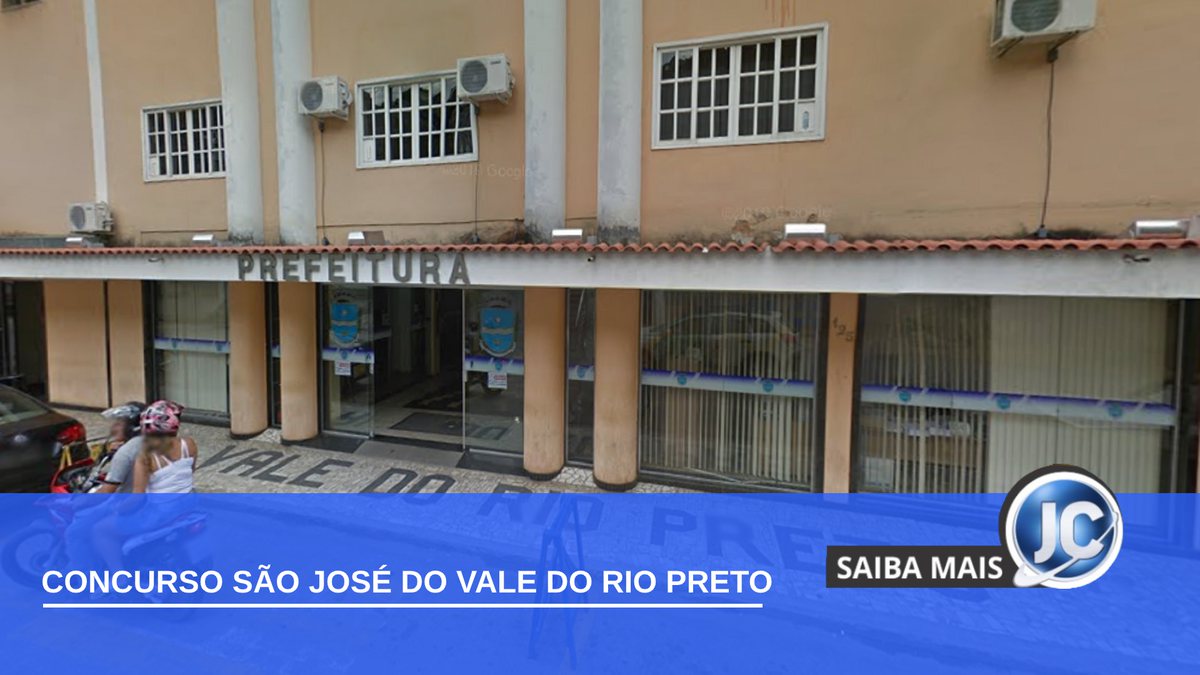 Concurso Prefeitura de São José do Vale do Rio Preto - sede do Executivo