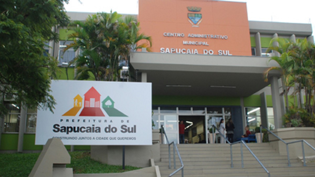 Concurso Prefeitura Sapucaia do Sul - fachada do Paço Municipal