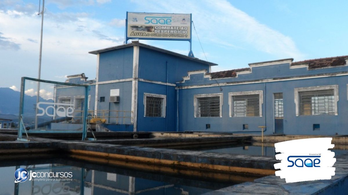 Concurso do Saae de Cruzeiro: estação de tratamento de água do órgão