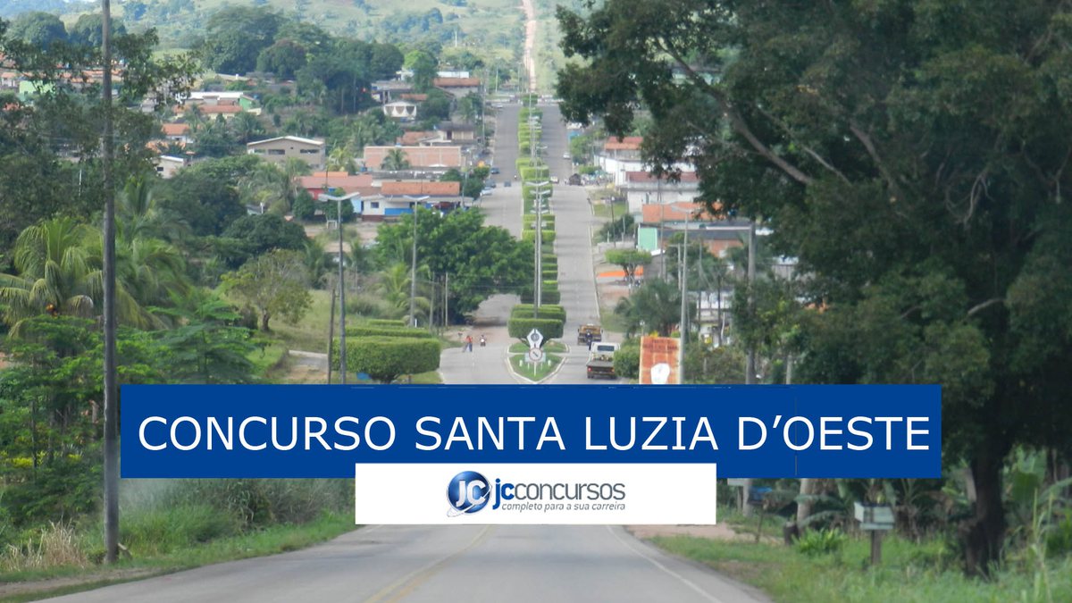 Concurso de Santa Luzia D´Oeste: vista da cidade