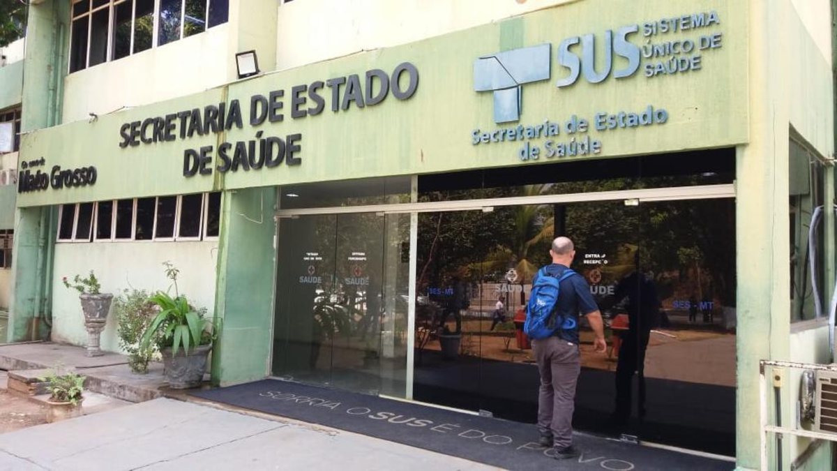 Concurso da SES MT: prédio da Secretaria de Estado de Saúde de Mato Grosso, em Cuiabá