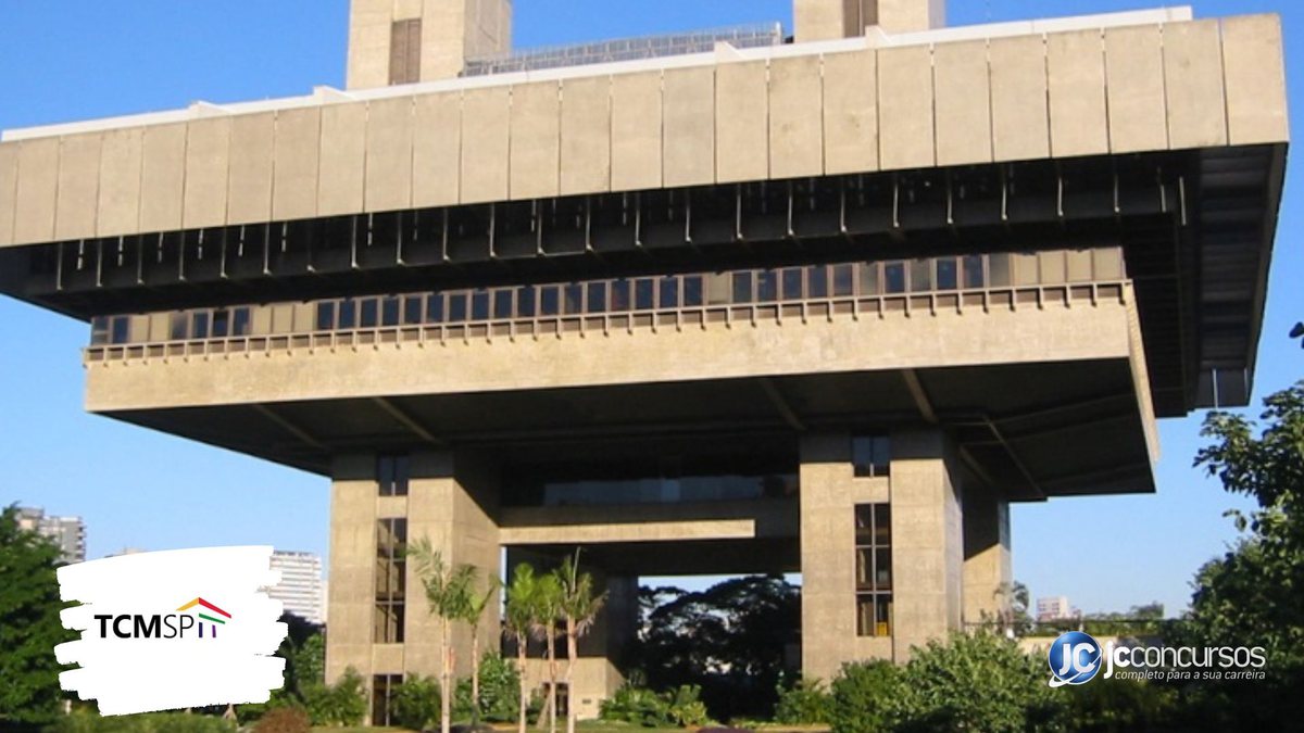 Concurso do TCM SP: prédio do Tribunal de Contas do Município de São Paulo