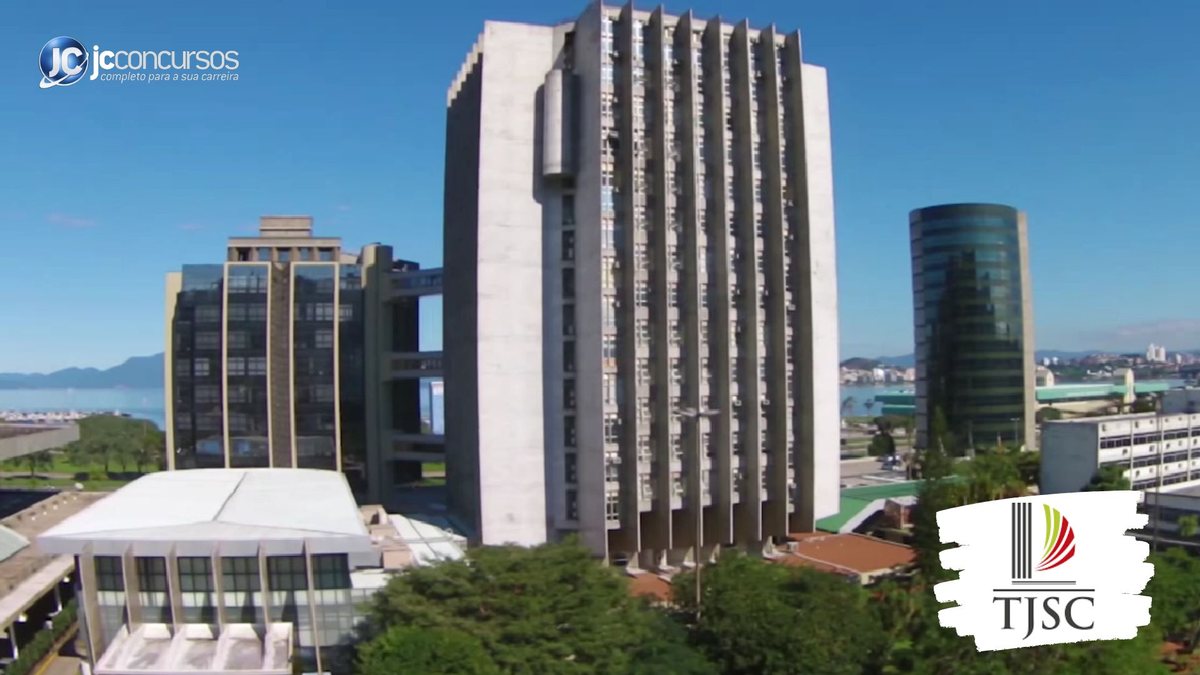 Concurso do TJ SC: prédio do Tribunal de Justiça do Estado de Santa Catarina